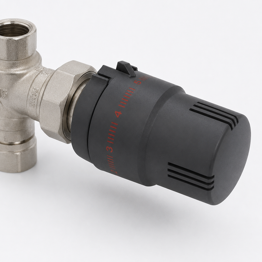 Thermodynamische Präzision und Systemkompatibilität: Die Mechanik des M30×1,5 Thermostatkopfs in Anthrazit