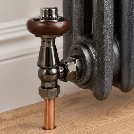 Optimising Hydronic Zoning: The Engineering of the Black Nickel Angled TRV Set