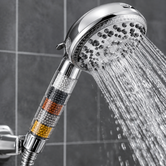 Wasseraufbereitung und Hydrodynamik: Die Mechanik der 9-stufigen Filter-Handdusche