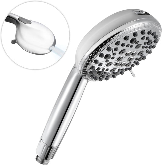 VANCOCO 9 Strahlarten Duschkopf mit 5-Schichten Filter Hochdruck Handbrause Wassersparend mit Filtration gegen Kalk Chlor Bakterien Schwermetall für Hartes Wasser