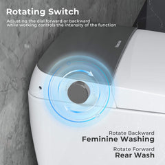 VANCOCO Smart One-Piece Toilet with Built-In Bidet, Heated Seat, Night Light & Warm Water Wash