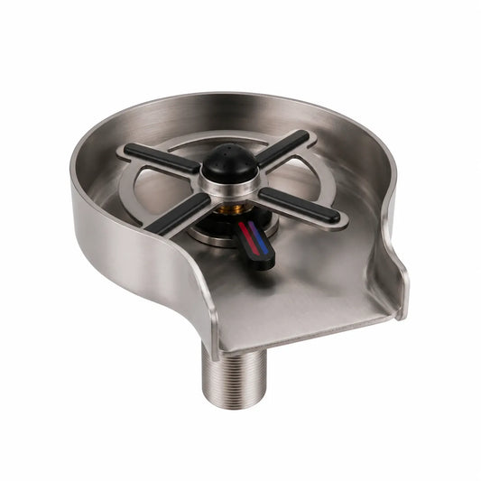 VANCOCO Stainless Steel Glass Rinser for Kitchen Sink