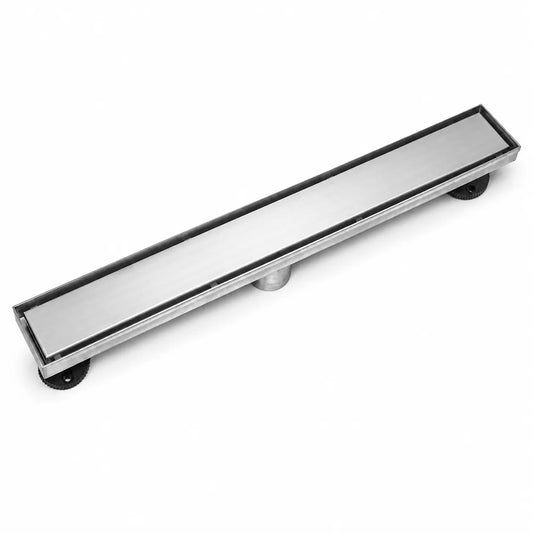 VANCOCO 24" Linear Shower Drain, 304 Stainless Steel, Tile Insert